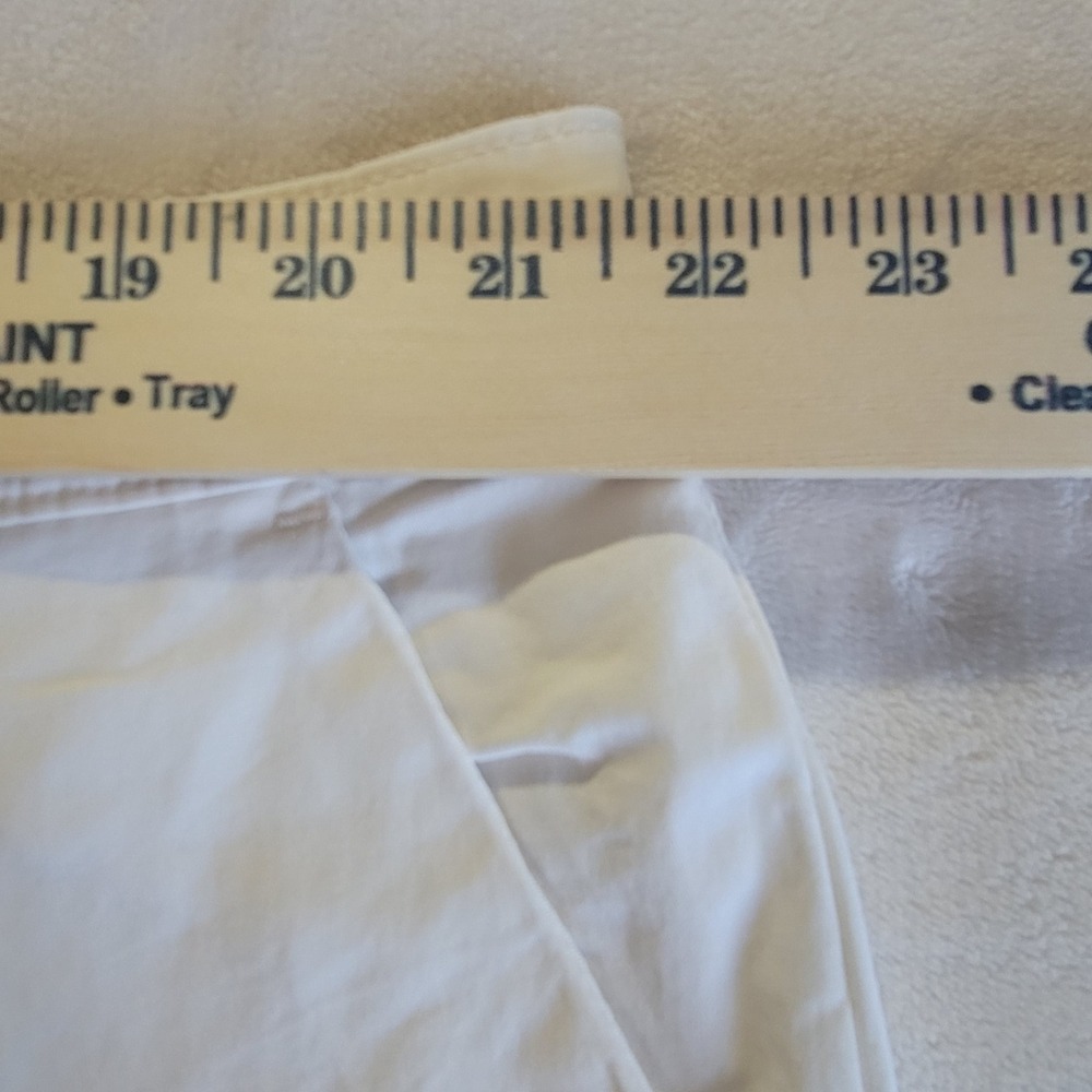 NWT Torrid Belle Isle Trouser Women 22 White Wide Leg Ankle Cloud Dancer - Picture 6 of 12